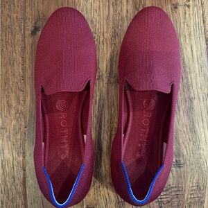 Rothy's Red Slip-On Shoes
